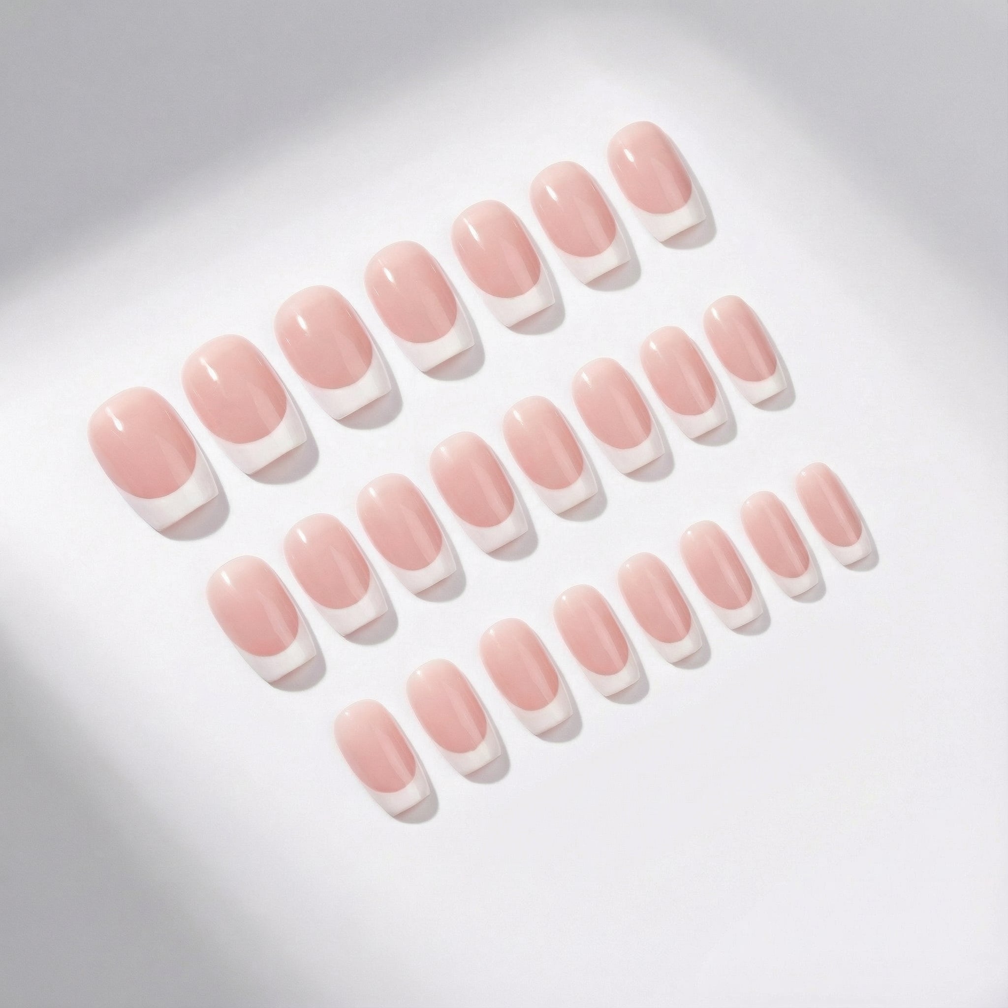 Classic French Tips Press-On Nails